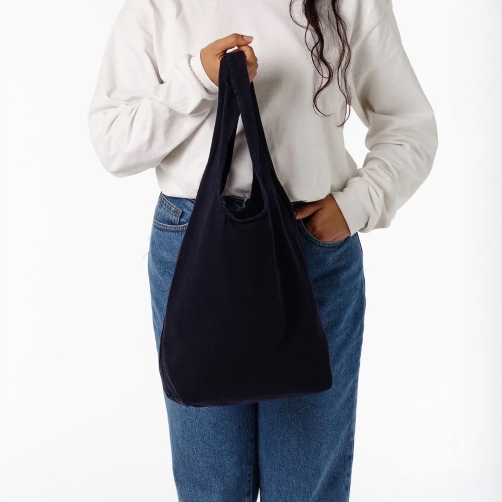 Los Angeles apparel bull denim shopping tote bag